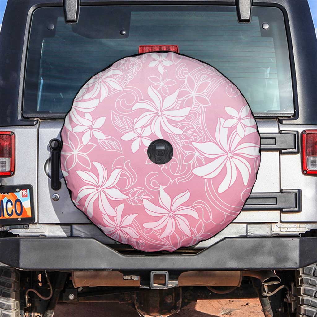 Tiare Tahiti Spare Tire Cover Pink Polynesia Motifs LT05 Pink - Polynesian Pride