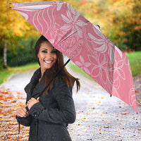 Tiare Tahiti Umbrella Pink Polynesia Motifs - Polynesian Pride