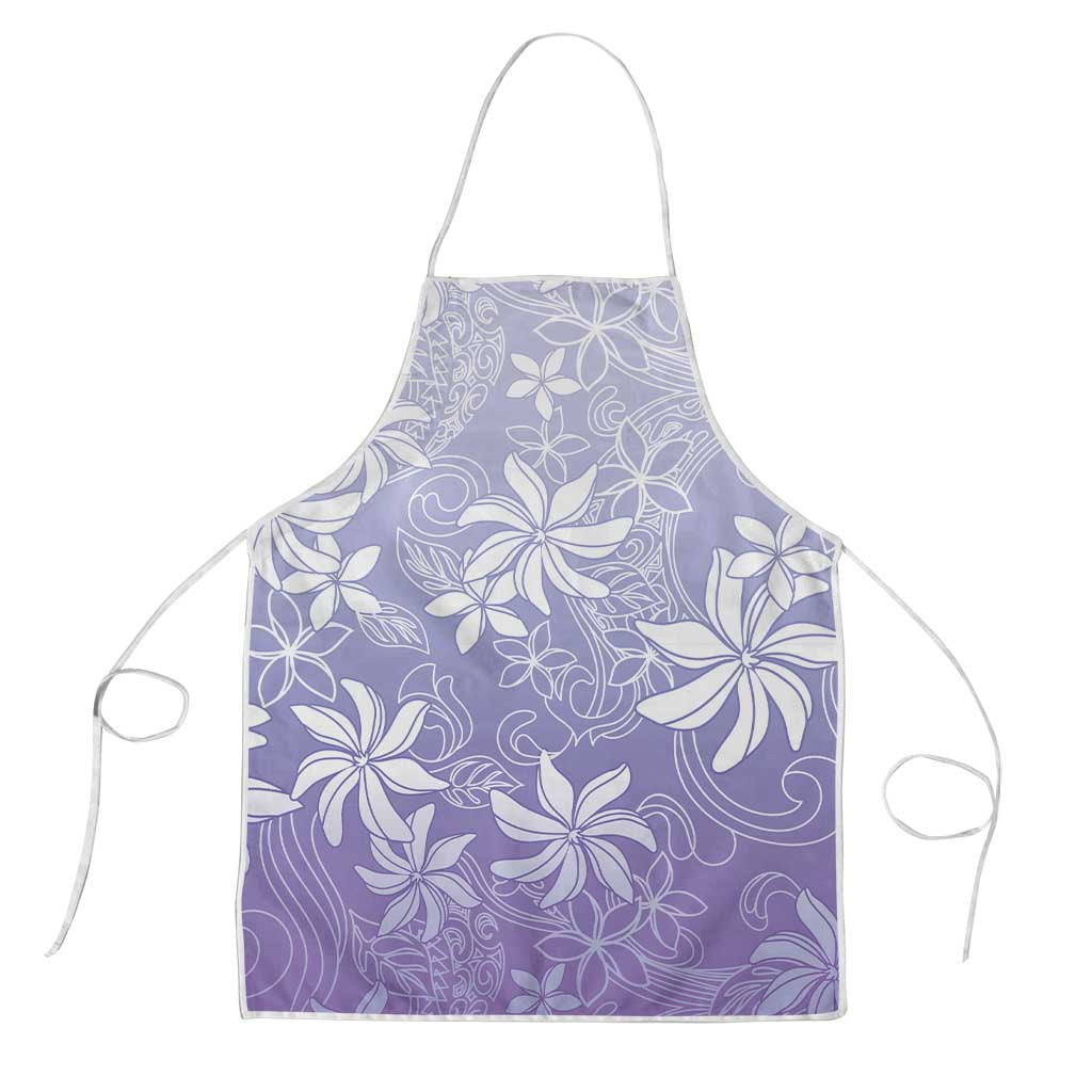 Tiare Tahiti Apron Purple Polynesia Motifs - Polynesian Pride