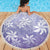 Tiare Tahiti Beach Blanket Purple Polynesia Motifs - Polynesian Pride