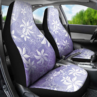 Tiare Tahiti Car Seat Cover Purple Polynesia Motifs - Polynesian Pride