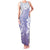 Tiare Tahiti Family Matching Tank Maxi Dress and Hawaiian Shirt Purple Polynesia Motifs - Polynesian Pride