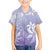 Tiare Tahiti Family Matching Tank Maxi Dress and Hawaiian Shirt Purple Polynesia Motifs - Polynesian Pride