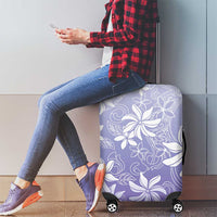 Tiare Tahiti Luggage Cover Purple Polynesia Motifs LT05 - Polynesian Pride