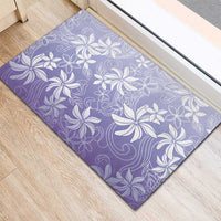 Tiare Tahiti Rubber Doormat Purple Polynesia Motifs - Polynesian Pride