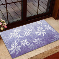 Tiare Tahiti Rubber Doormat Purple Polynesia Motifs - Polynesian Pride