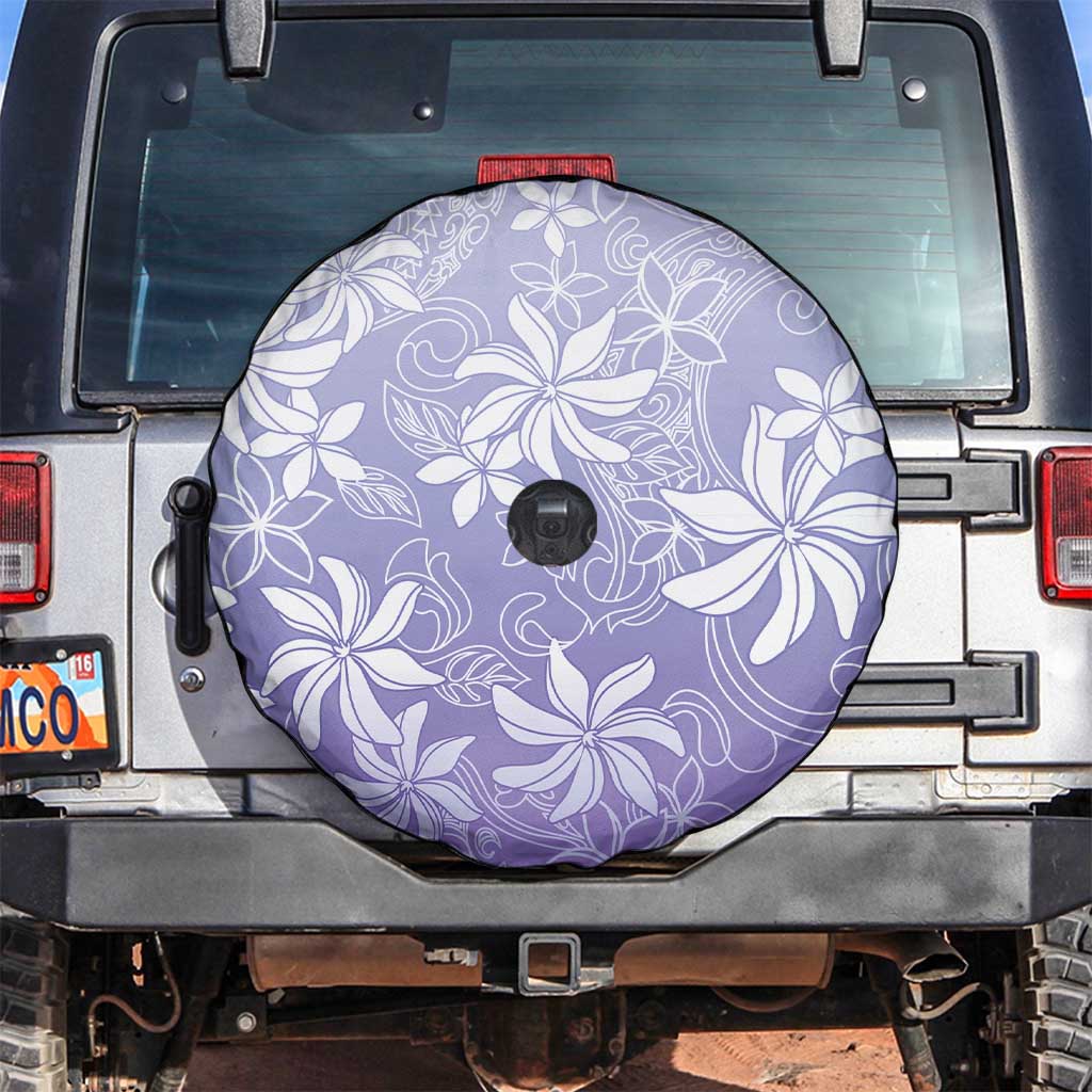 Tiare Tahiti Spare Tire Cover Purple Polynesia Motifs LT05 Purple - Polynesian Pride