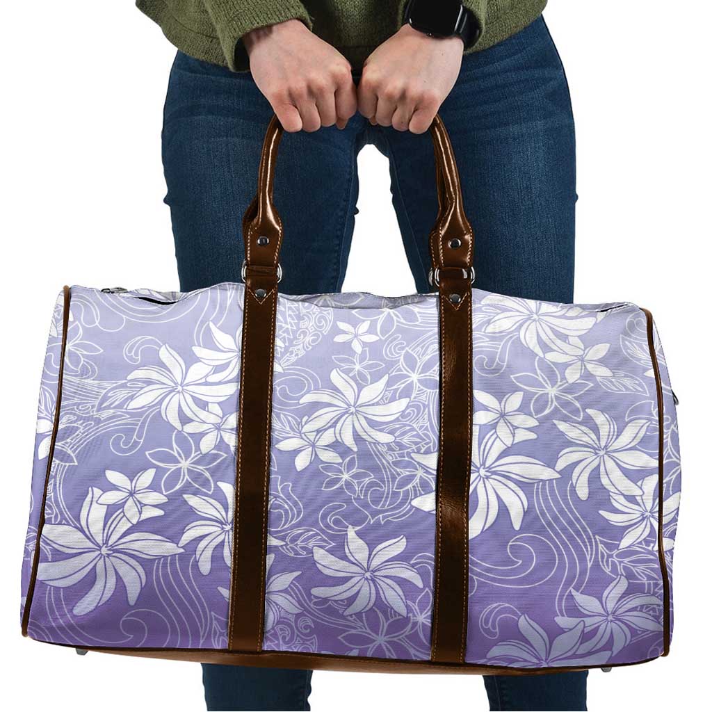 Tiare Tahiti Travel Bag Purple Polynesia Motifs LT05 Purple - Polynesian Pride