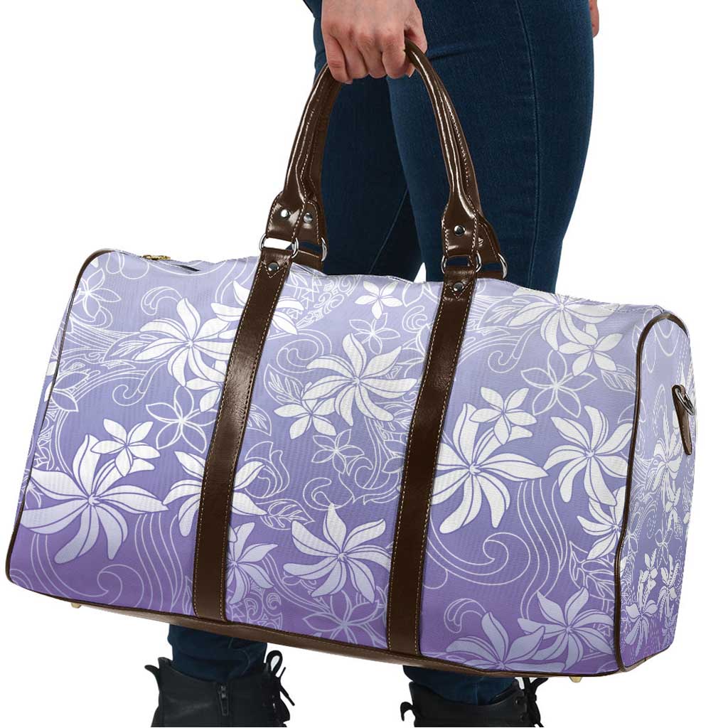 Tiare Tahiti Travel Bag Purple Polynesia Motifs LT05 - Polynesian Pride