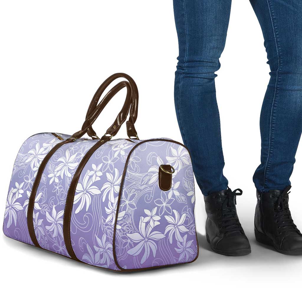 Tiare Tahiti Travel Bag Purple Polynesia Motifs LT05 - Polynesian Pride