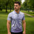 Tiare Tahiti Zipper Polo Shirt Purple Polynesia Motifs - Polynesian Pride