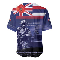 Hawaii Pearl Harbor Remembrance Day Baseball Jersey Flag Style LT05 - Polynesian Pride