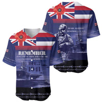 Hawaii Pearl Harbor Remembrance Day Baseball Jersey Flag Style LT05 - Polynesian Pride