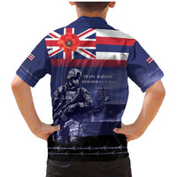 Hawaii Pearl Harbor Remembrance Day Family Matching Mermaid Dress and Hawaiian Shirt Flag Style LT05 - Polynesian Pride
