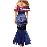 Hawaii Pearl Harbor Remembrance Day Mermaid Dress Flag Style