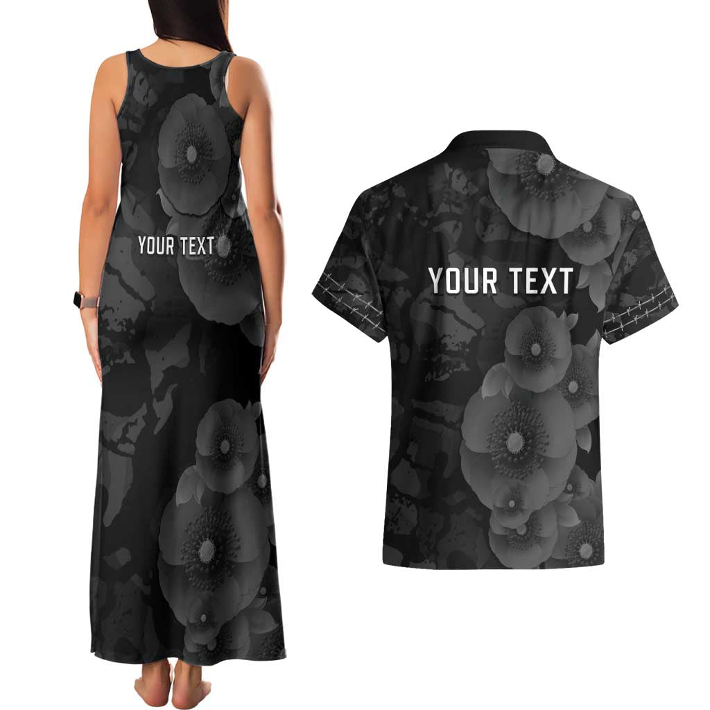 Personalized Pearl Harbor Remembrance Day Couples Matching Tank Maxi Dress and Hawaiian Shirt We Will Always Remember LT05 - Polynesian Pride