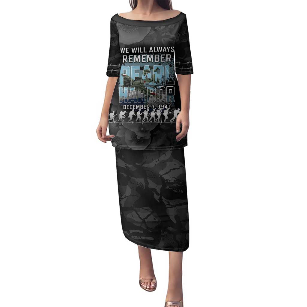 Personalized Pearl Harbor Remembrance Day Family Matching Puletasi and Hawaiian Shirt We Will Always Remember