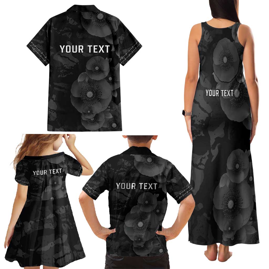 Personalized Pearl Harbor Remembrance Day Family Matching Tank Maxi Dress and Hawaiian Shirt We Will Always Remember LT05 - Polynesian Pride