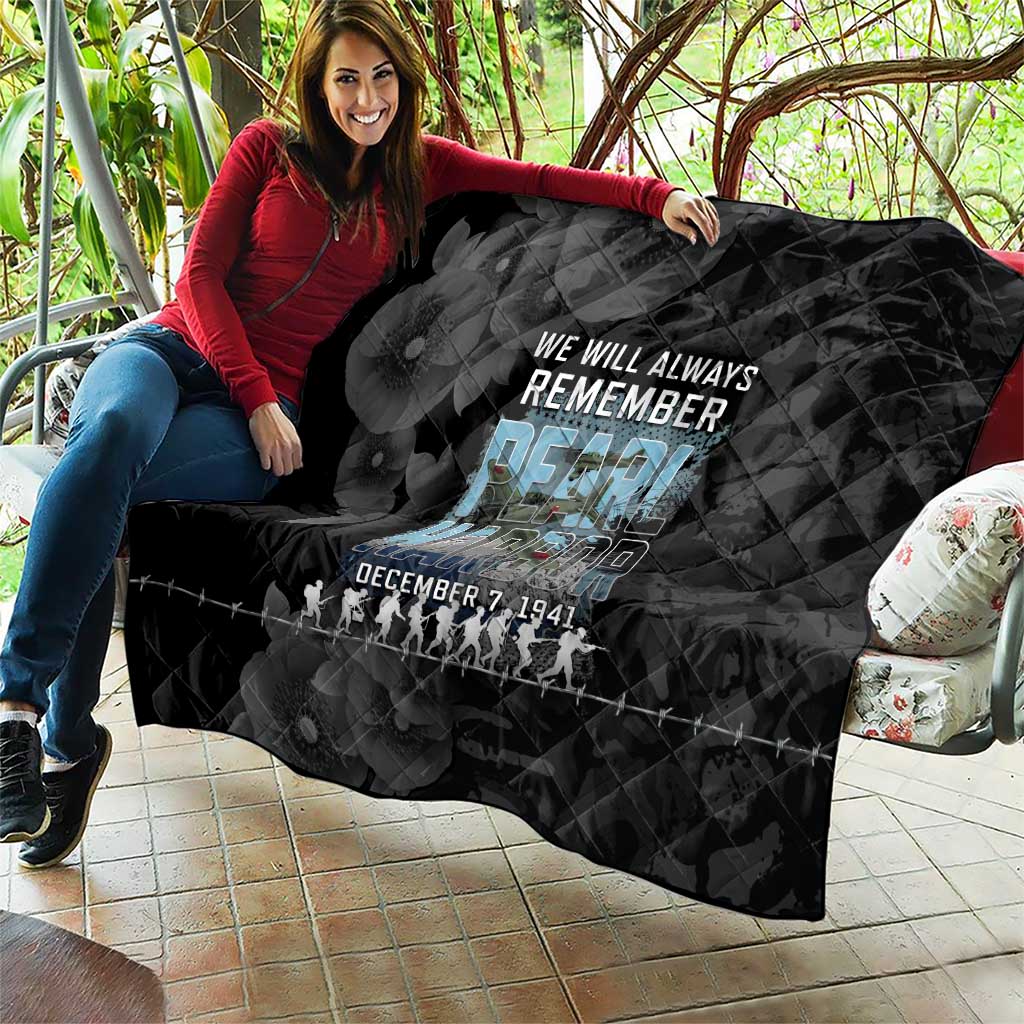 Pearl Harbor Remembrance Day Quilt We Will Always Remember