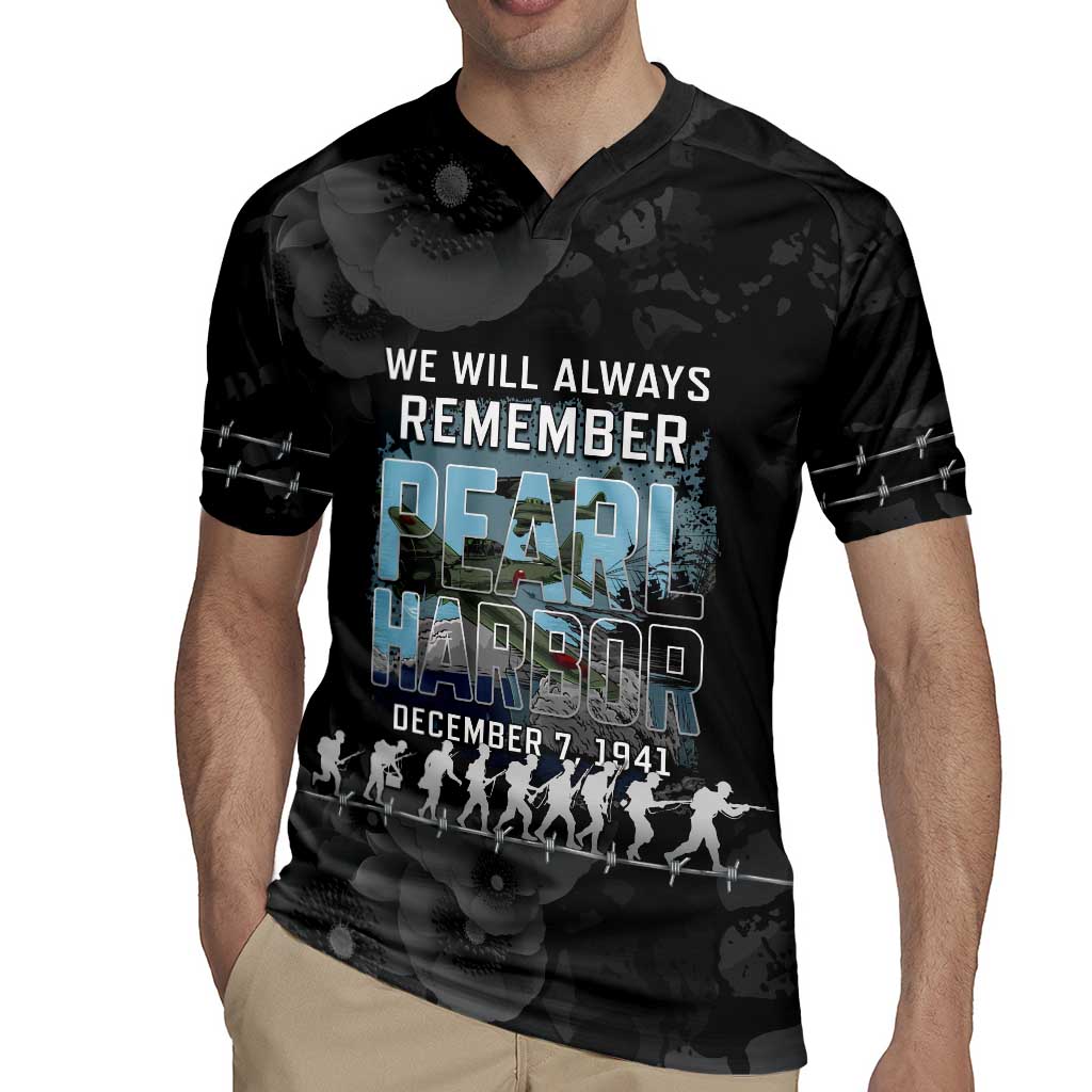 Personalized Pearl Harbor Remembrance Day Rugby Jersey We Will Always Remember