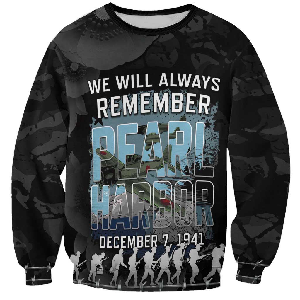 Personalized Pearl Harbor Remembrance Day Sweatshirt We Will Always Remember