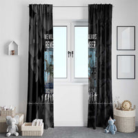 Pearl Harbor Remembrance Day Window Curtain We Will Always Remember