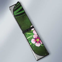 New Zealand Aotearoa Kakapo Auto Sun Shade Maori Pattern With Manuka Galaxy Style - Polynesian Pride