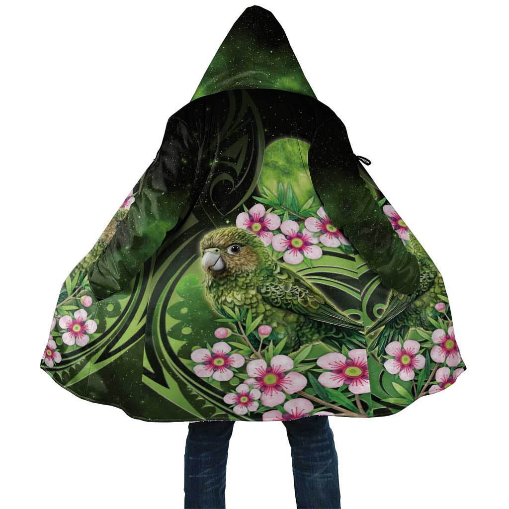 New Zealand Aotearoa Kakapo Cloak Maori Pattern With Manuka Galaxy Style - Polynesian Pride