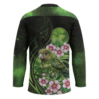 New Zealand Aotearoa Kakapo Hockey Jersey Maori Pattern With Manuka Galaxy Style - Polynesian Pride