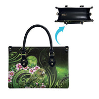 New Zealand Aotearoa Kakapo Leather Bag Maori Pattern With Manuka Galaxy Style - Polynesian Pride