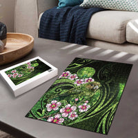 New Zealand Aotearoa Kakapo Puzzle Maori Pattern With Manuka Galaxy Style - Polynesian Pride
