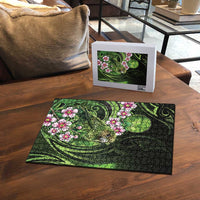 New Zealand Aotearoa Kakapo Puzzle Maori Pattern With Manuka Galaxy Style - Polynesian Pride