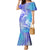 Couple Blue Sea Turtle Heart Love Family Matching Mermaid Dress and Hawaiian Shirt LT05 Mom's Dress Blue - Polynesian Pride