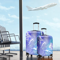 Couple Blue Sea Turtle Heart Love Luggage Cover LT05 - Polynesian Pride