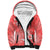 Polynesia Sea Turtle Couple Sherpa Hoodie Happy Valentine Day Red LT05 Unisex Red - Polynesian Pride