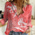 Polynesia Sea Turtle Couple Women Casual Shirt Happy Valentine Day Red LT05 Female Red - Polynesian Pride