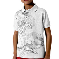 Polynesia Sea Turtle Couple Kid Polo Shirt Happy Valentine Day White LT05 Kid White - Polynesian Pride