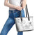 Polynesia Sea Turtle Couple Leather Tote Bag Happy Valentine Day White LT05 - Polynesian Pride