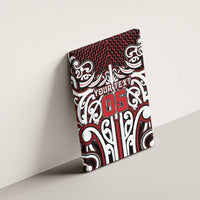 Custom Aotearoa Ngapuhi Canvas Wall Art Maori Tribal Pattern Mix Poutama