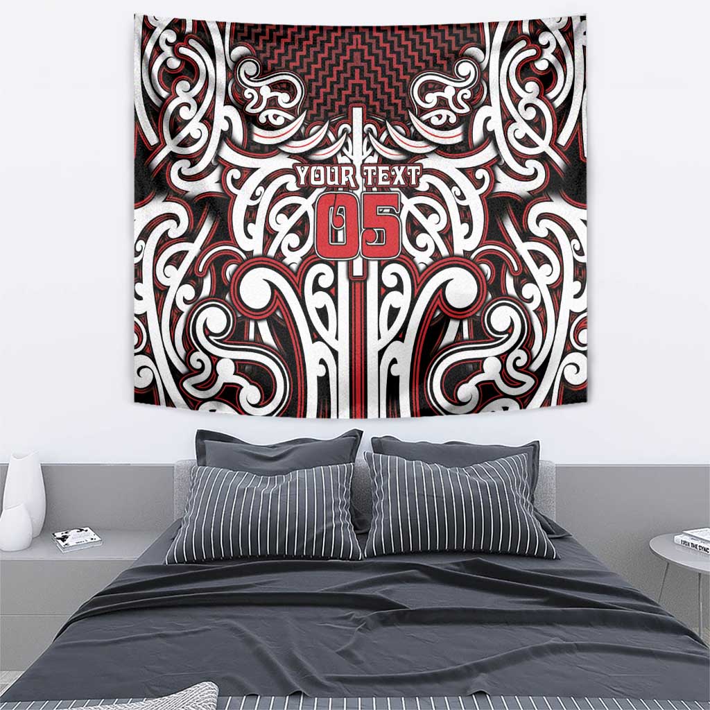 Custom Aotearoa Ngapuhi Tapestry Maori Tribal Pattern Mix Poutama
