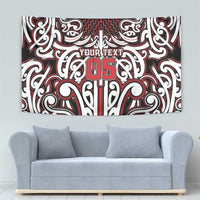 Custom Aotearoa Ngapuhi Tapestry Maori Tribal Pattern Mix Poutama