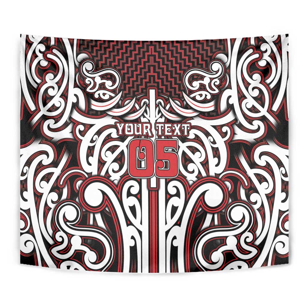 Custom Aotearoa Ngapuhi Tapestry Maori Tribal Pattern Mix Poutama