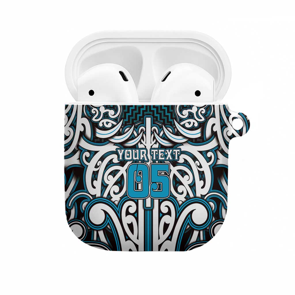 Custom Aotearoa Ngati Porou AirPods Case Maori Tribal Pattern Mix Poutama