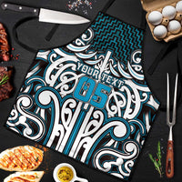 Custom Aotearoa Ngati Porou Apron Maori Tribal Pattern Mix Poutama
