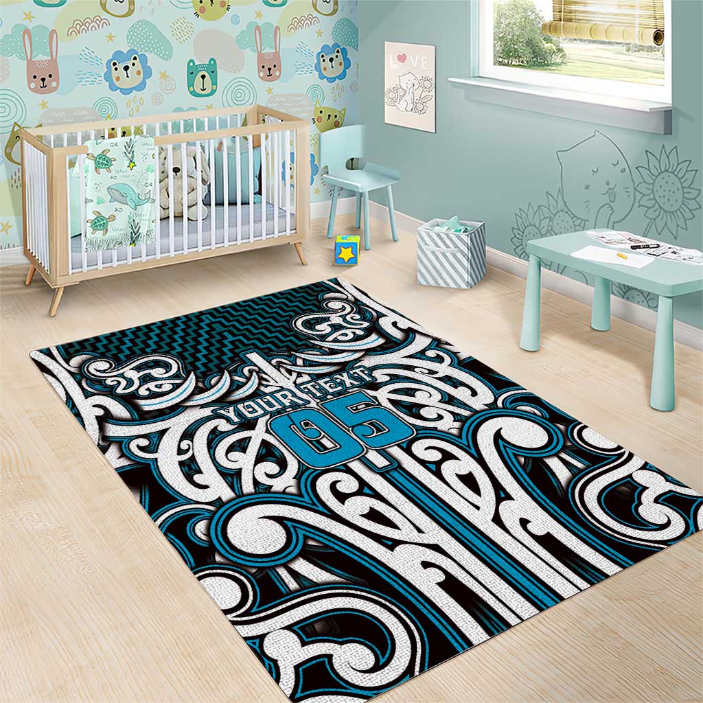 Custom Aotearoa Ngati Porou Area Rug Maori Tribal Pattern Mix Poutama