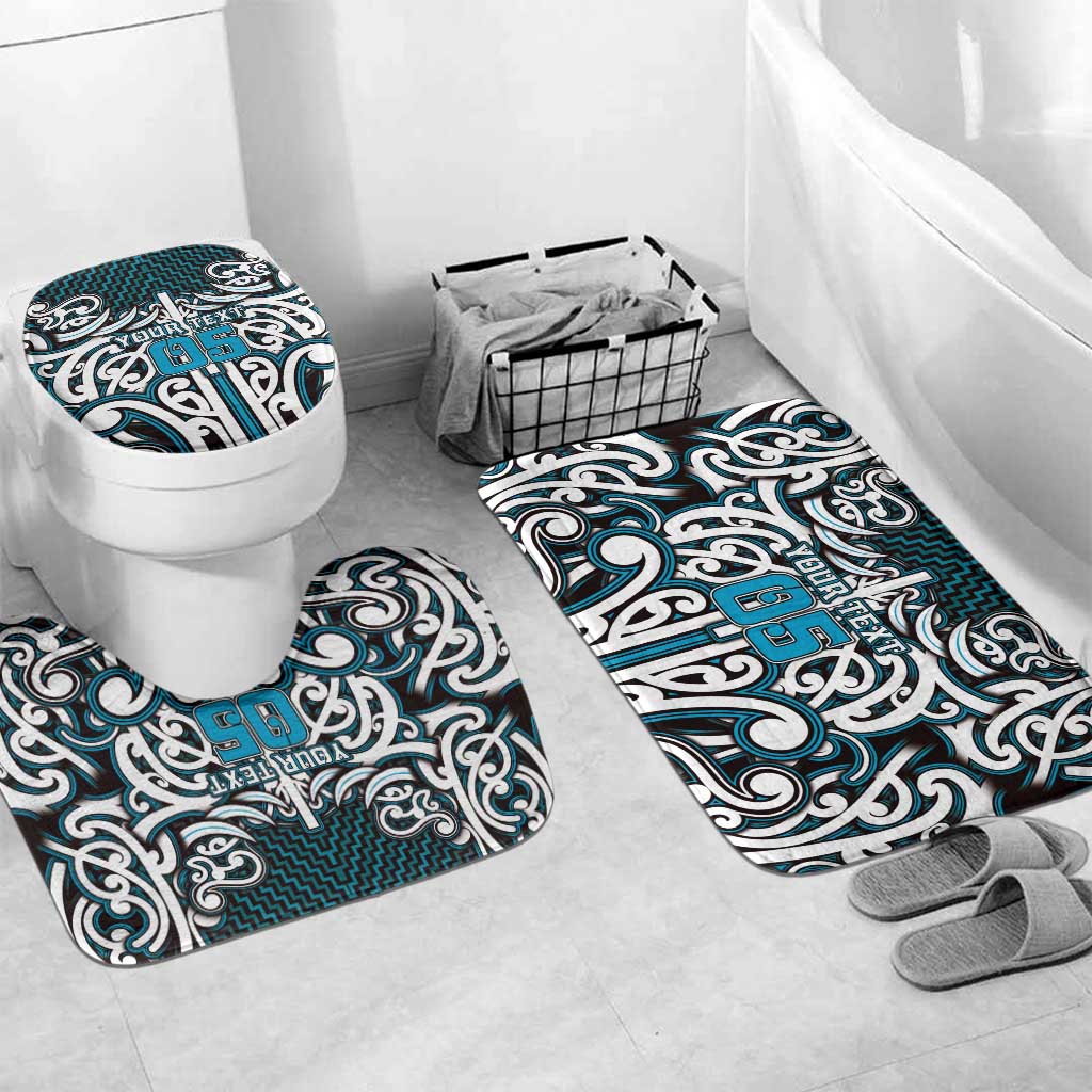 Custom Aotearoa Ngati Porou Bathroom Set Maori Tribal Pattern Mix Poutama