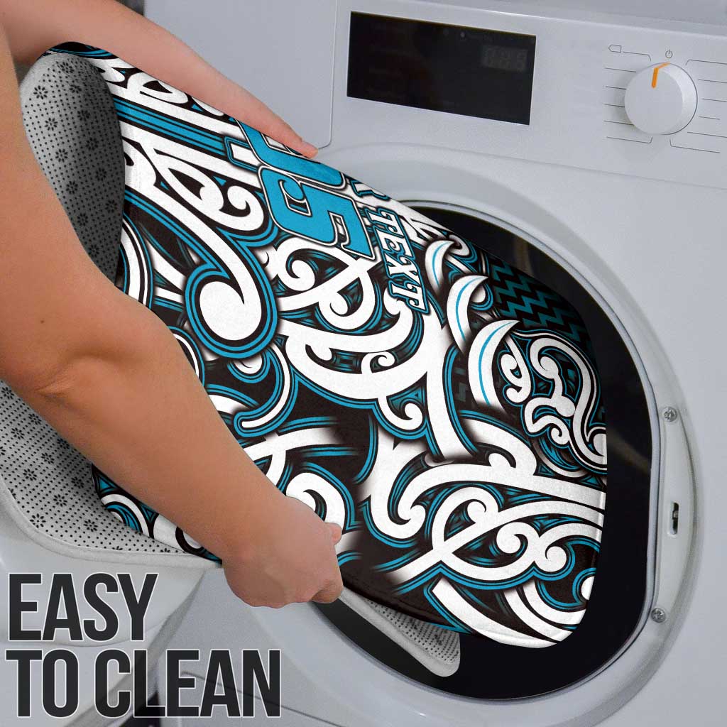 Custom Aotearoa Ngati Porou Bathroom Set Maori Tribal Pattern Mix Poutama