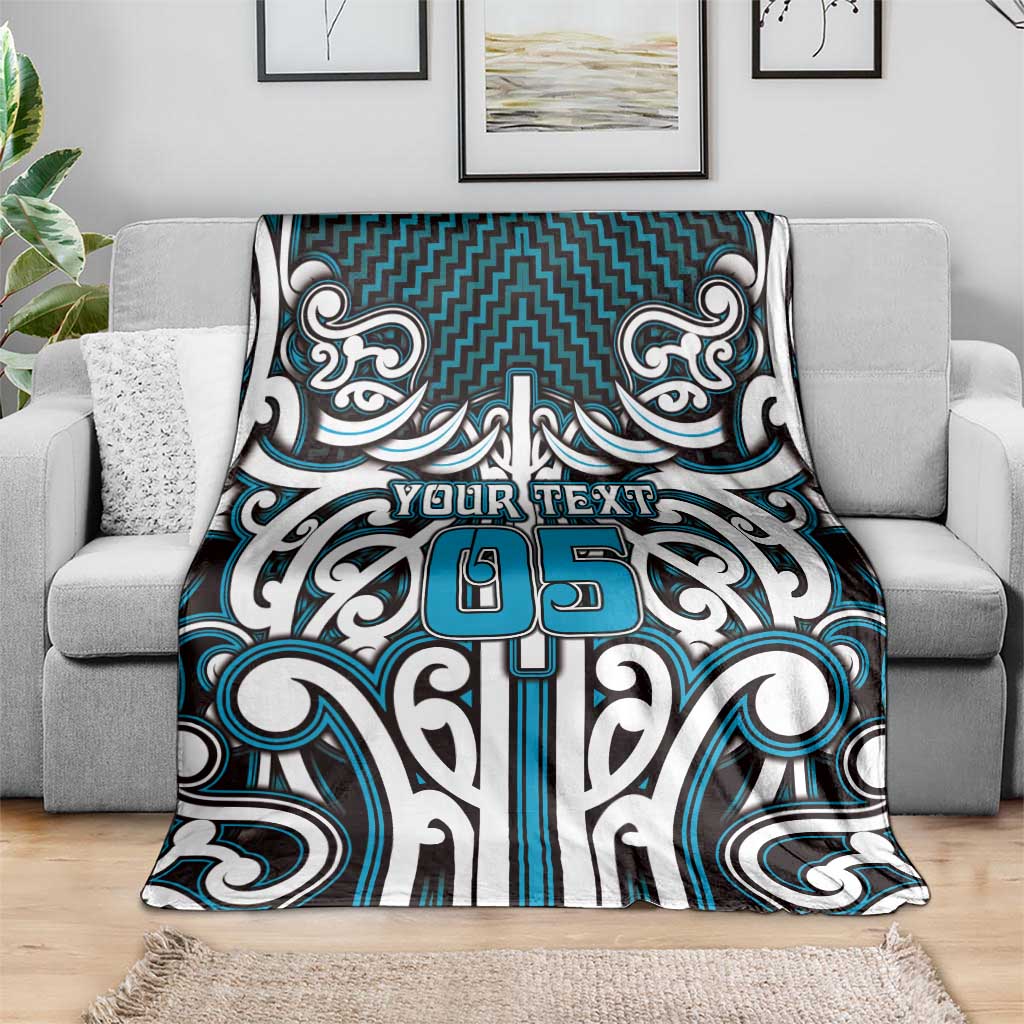 Custom Aotearoa Ngati Porou Blanket Maori Tribal Pattern Mix Poutama