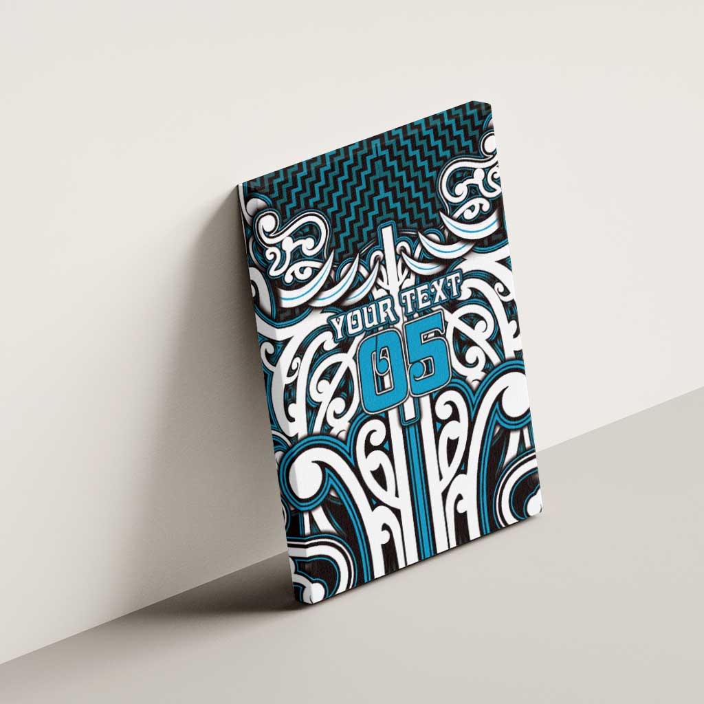 Custom Aotearoa Ngati Porou Canvas Wall Art Maori Tribal Pattern Mix Poutama