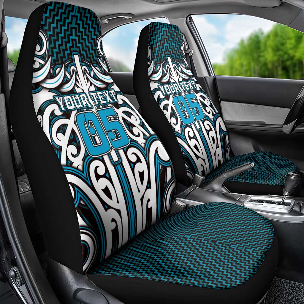 Custom Aotearoa Ngati Porou Car Seat Cover Maori Tribal Pattern Mix Poutama